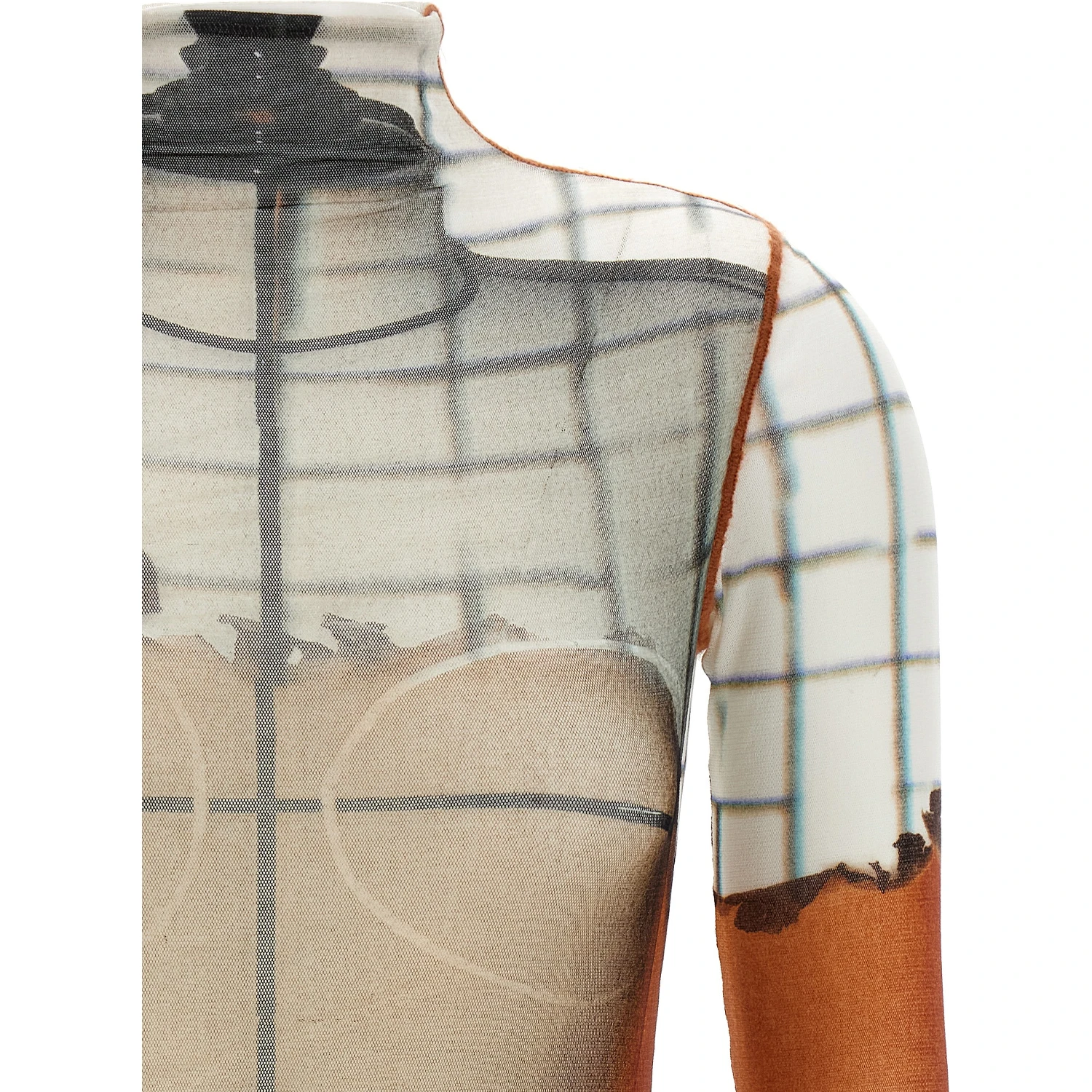 Multicolor Polyamide Bodysuit