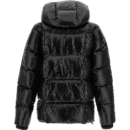 Black Polyamide Full-Length Jacket