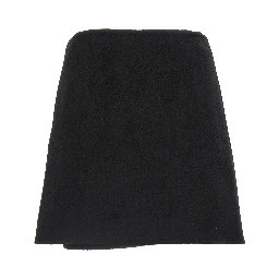 Black Virgin Wool Long Skirt