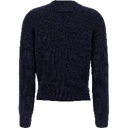 Blue Wool Cardigan