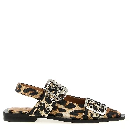 Multicolor Polyester Ballet Flats