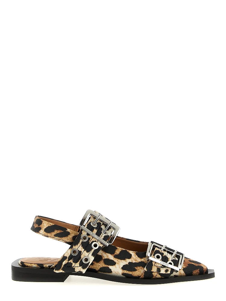 Multicolor Polyester Ballet Flats