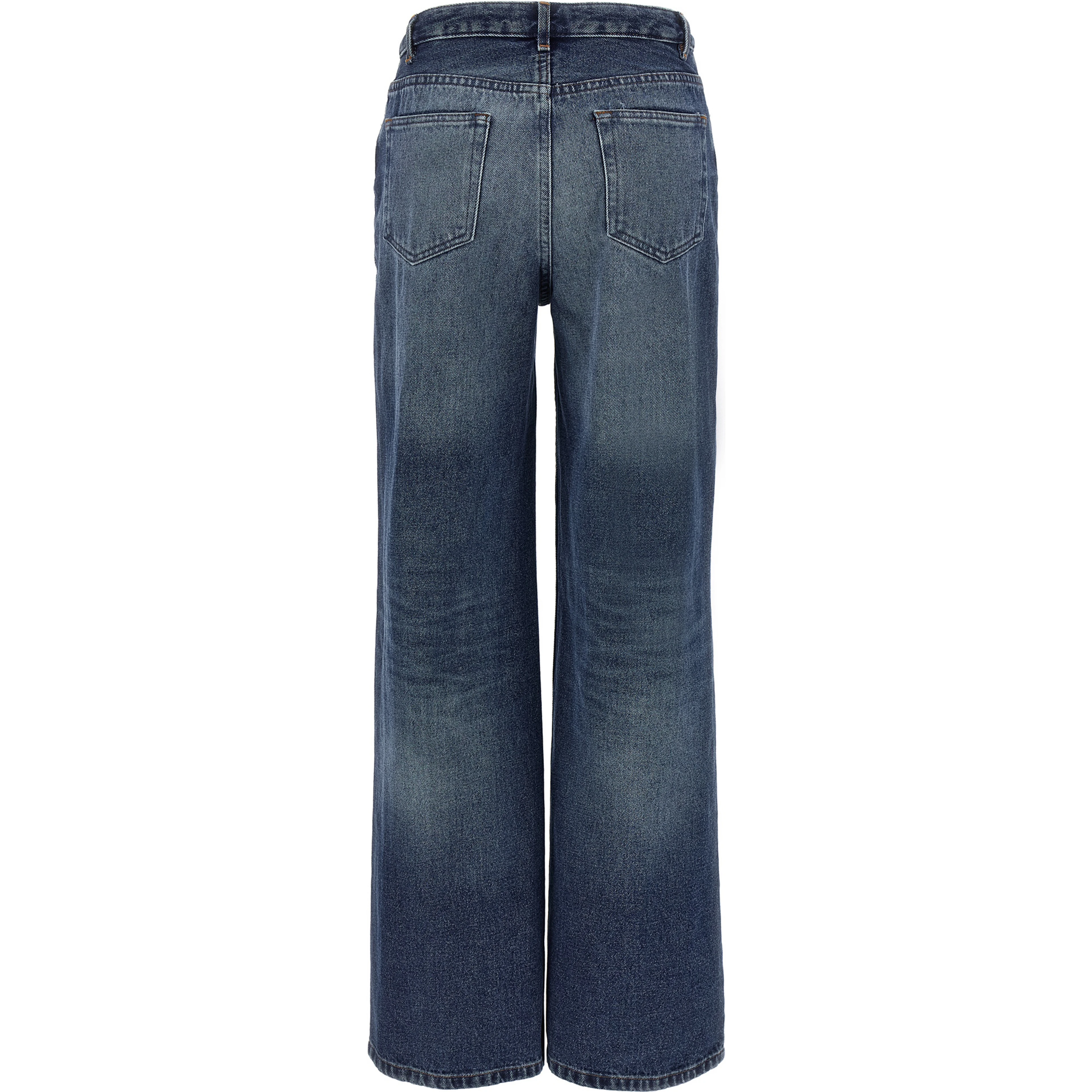 Blue Cotton Jeans Denim