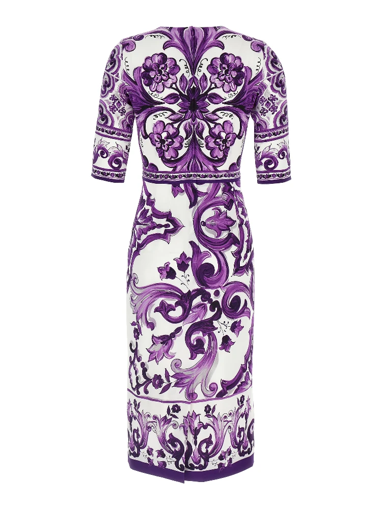 Purple Silk Midi Dress alternative