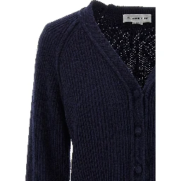 Blue Wool Cardigan