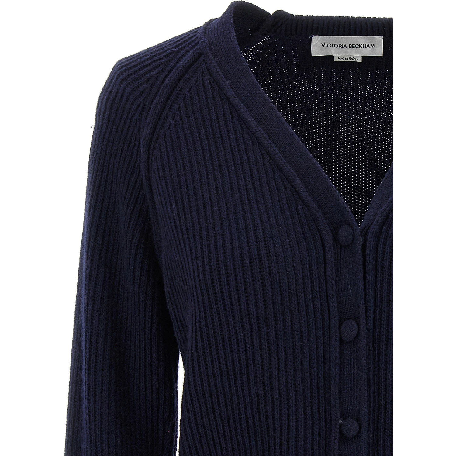 Blue Wool Cardigan
