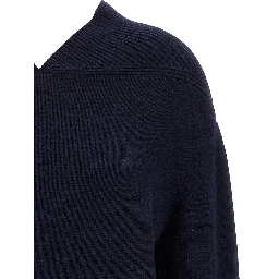 Blue Wool Cardigan