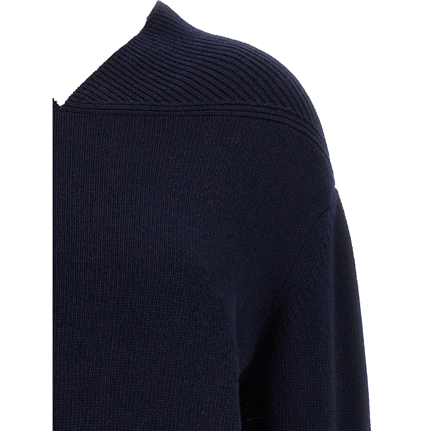 Blue Wool Cardigan