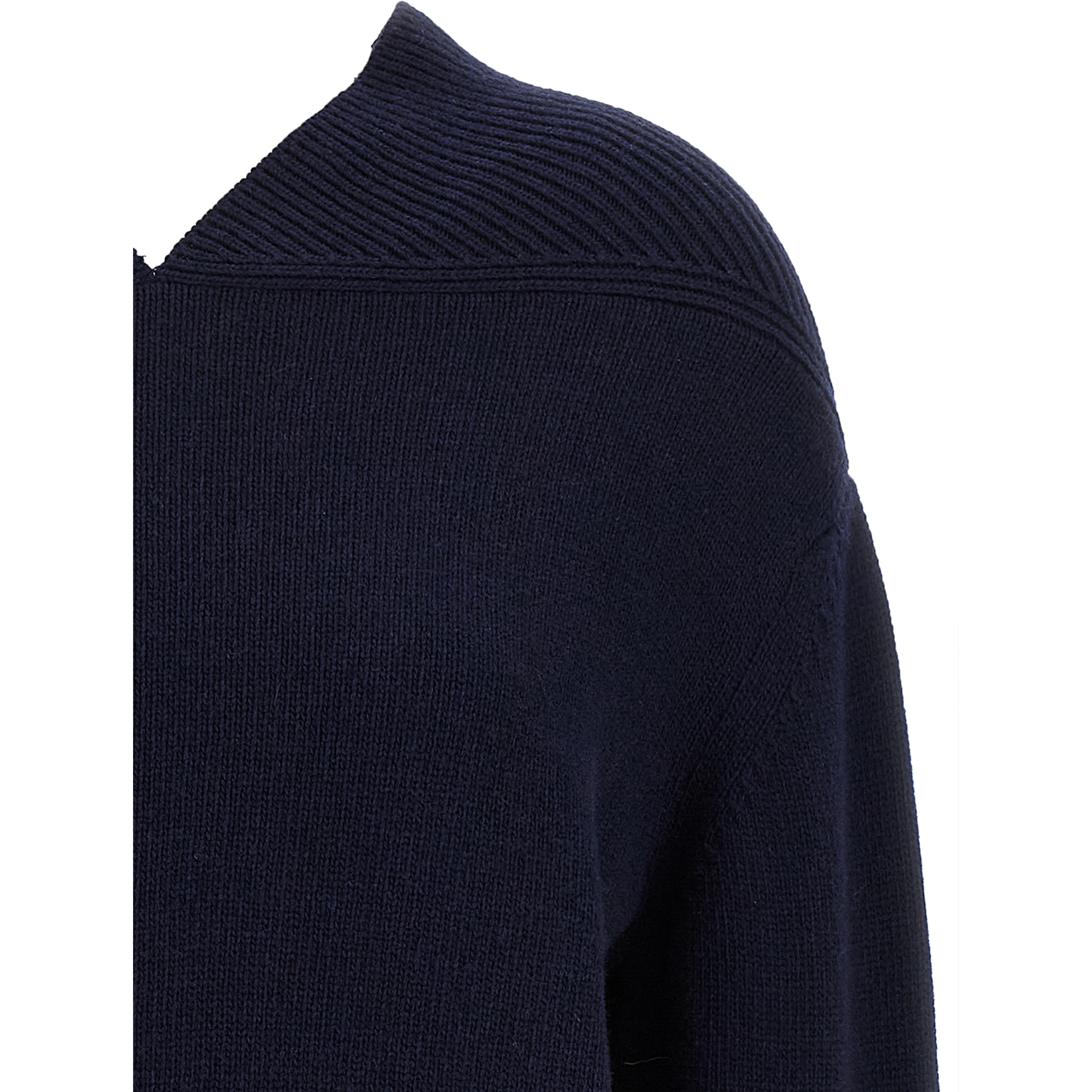 Blue Wool Cardigan