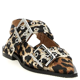 Multicolor Polyester Ballet Flats
