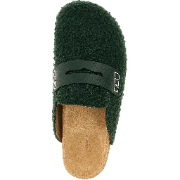 Bicolor Virgin Wool Slip-On Loafers
