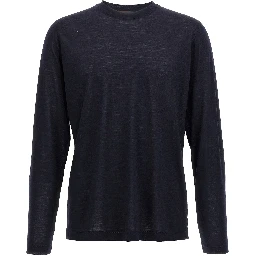 Blue Virgin Wool Sportswear