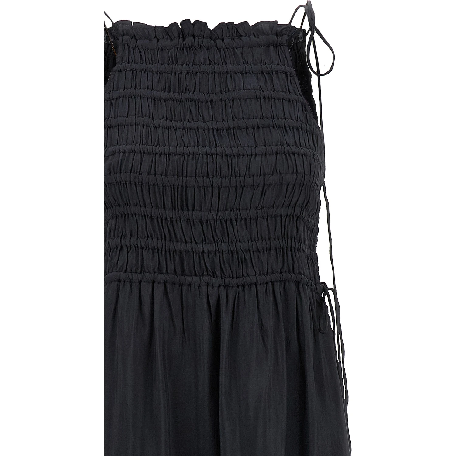 Gray Viscose Long Dress