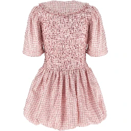 Multicolor Polyester Short Dress