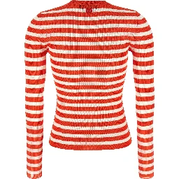 Orange Viscose Cardigan