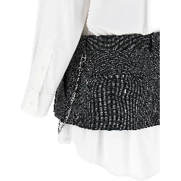 Multicolor Cotton Short Dress