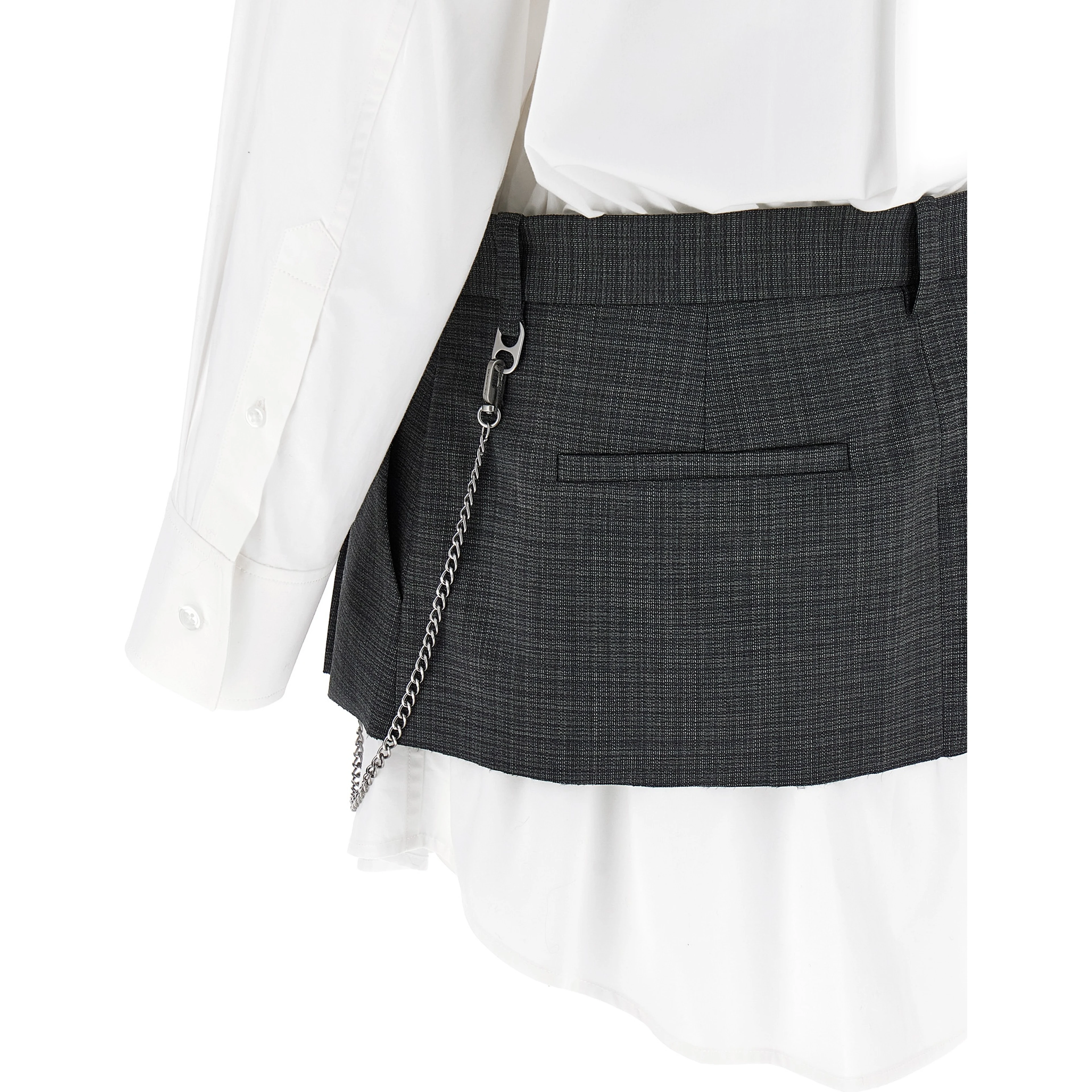 Multicolor Cotton Short Dress