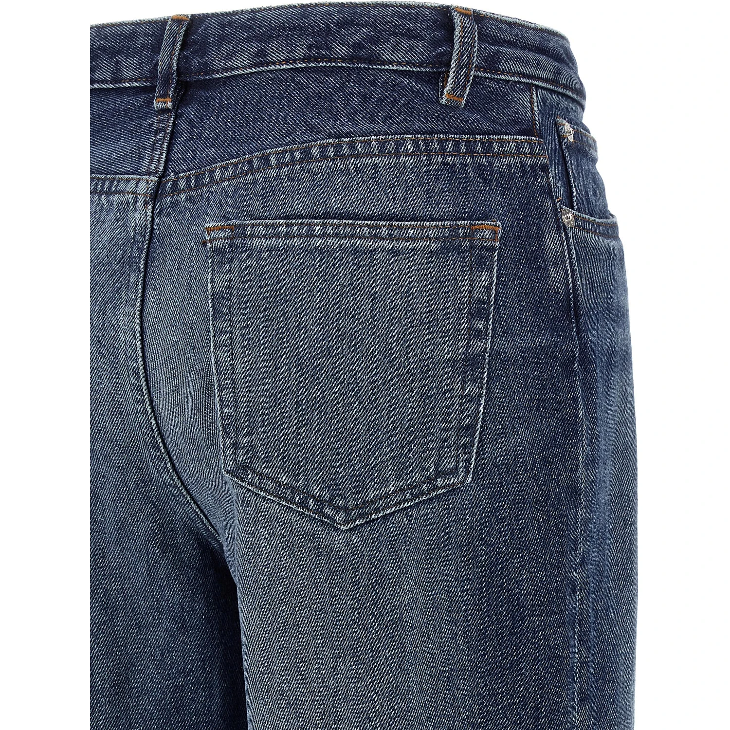 Blue Cotton Jeans Denim
