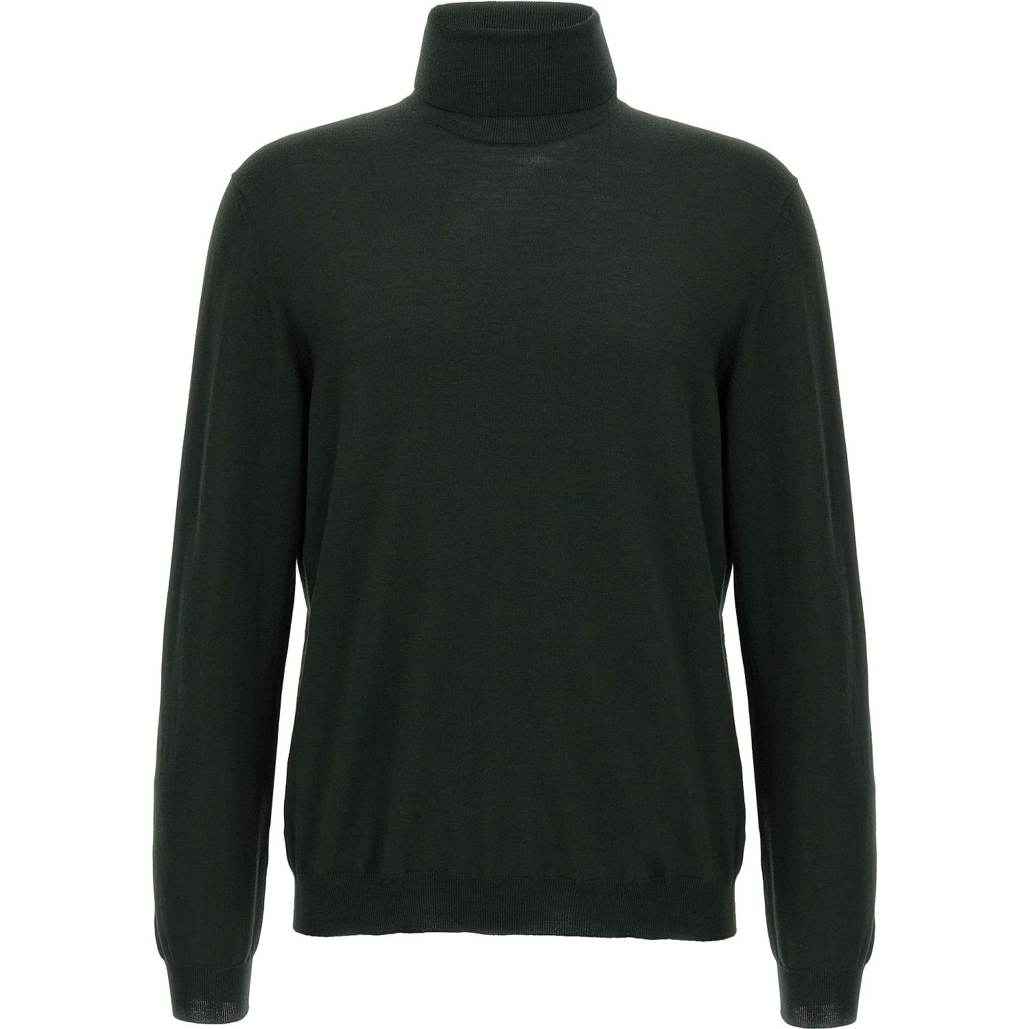 Bicolor Virgin Wool Cardigan