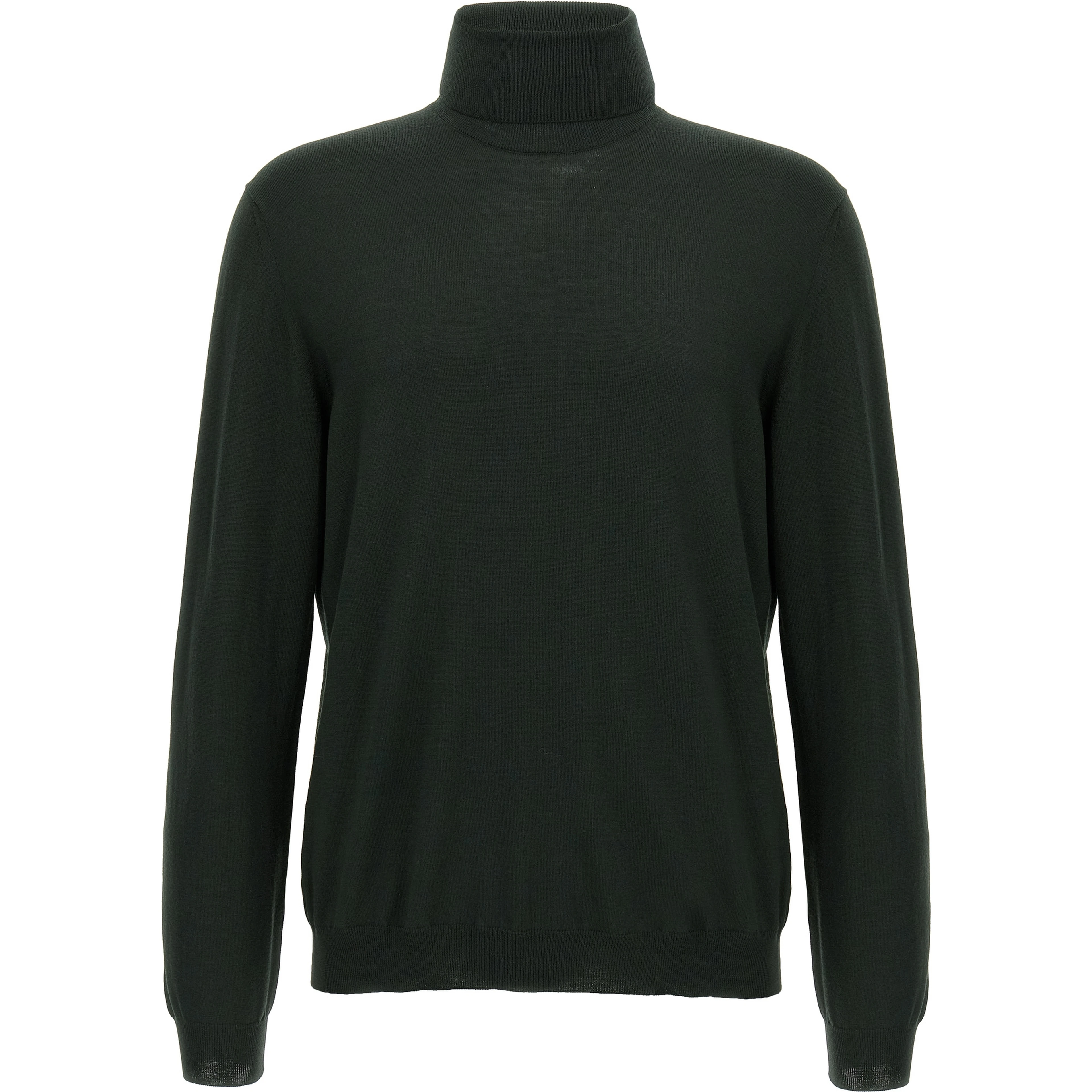 Bicolor Virgin Wool Cardigan