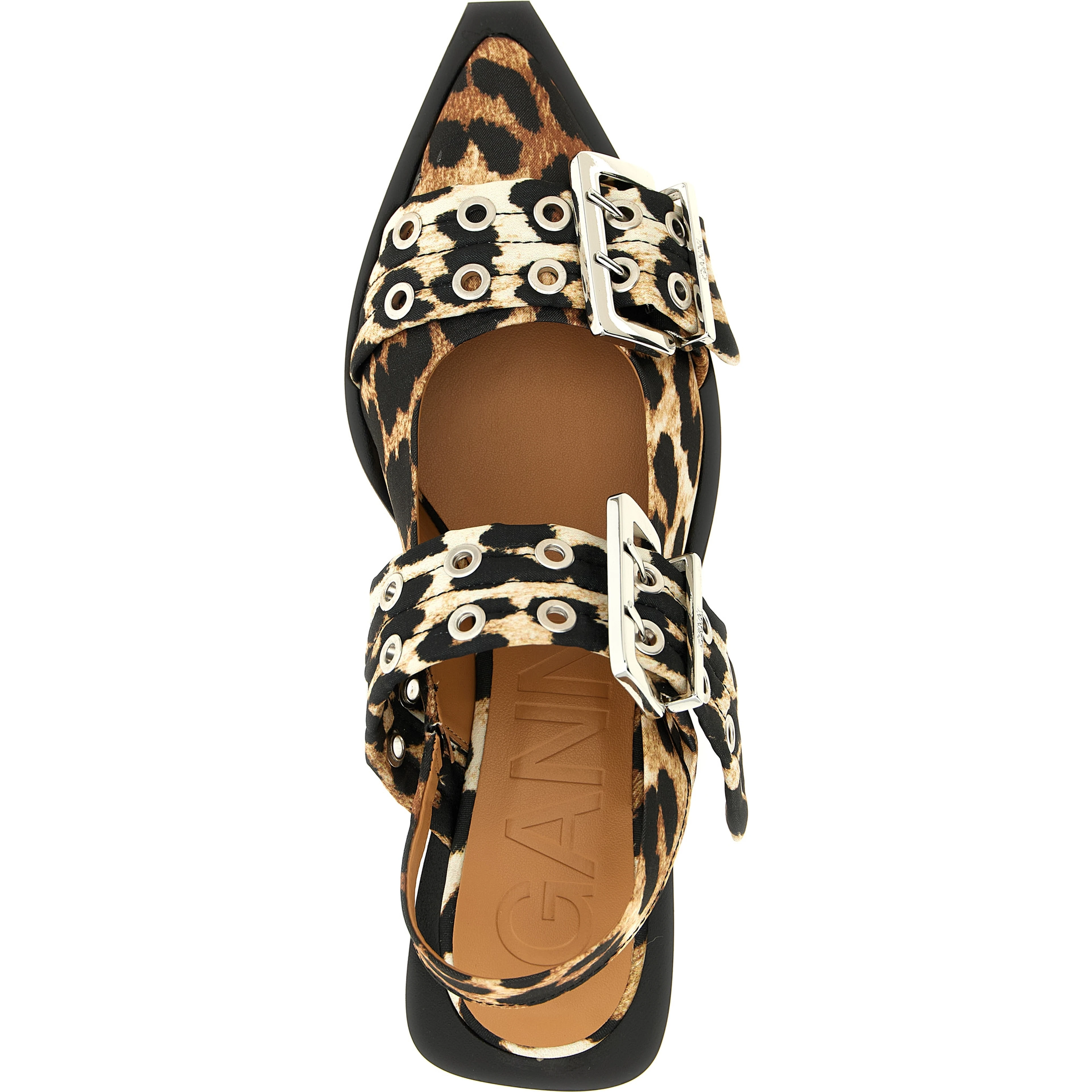 Multicolor Polyester Ballet Flats