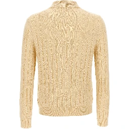 Beige Virgin Wool Polo Shirt