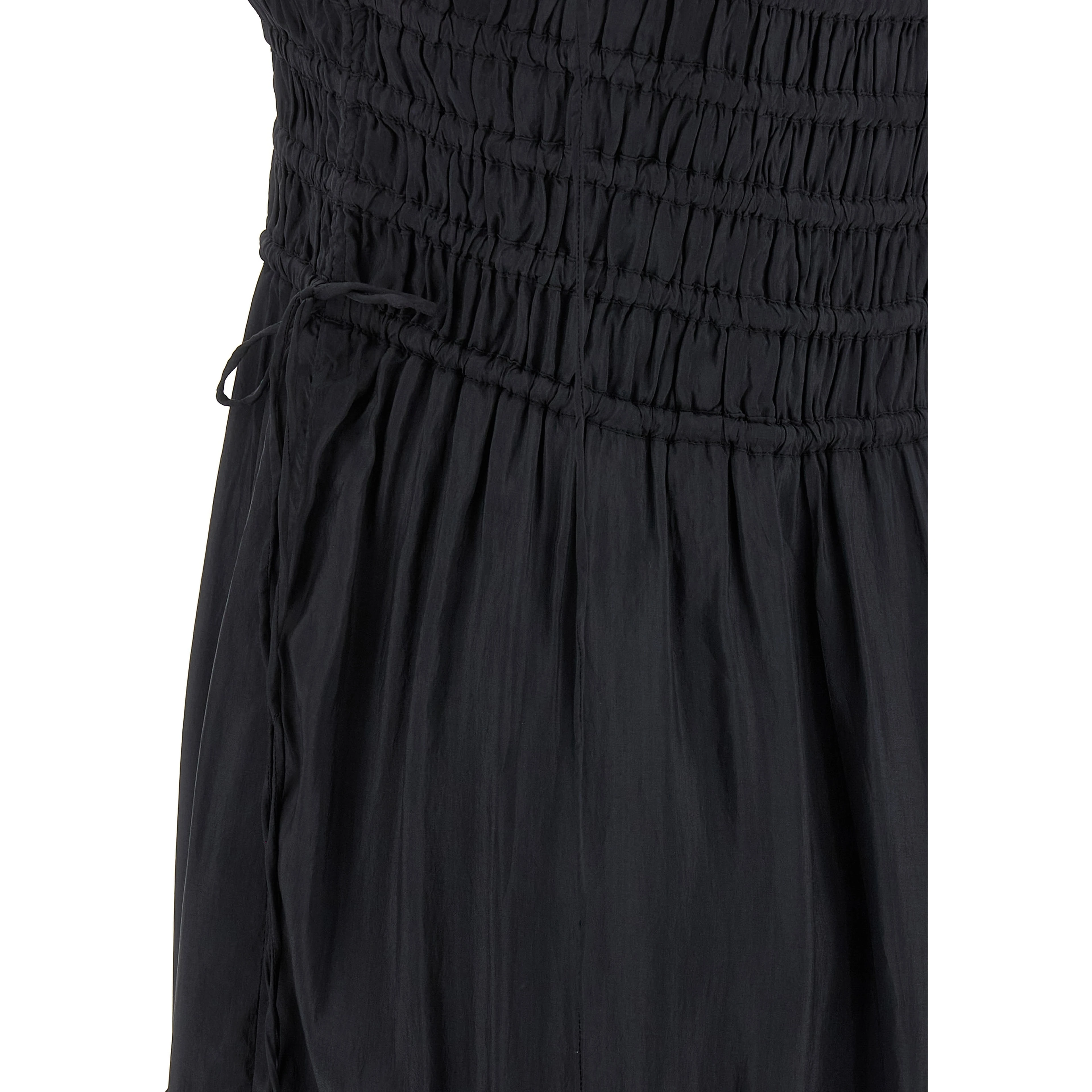 Gray Viscose Long Dress