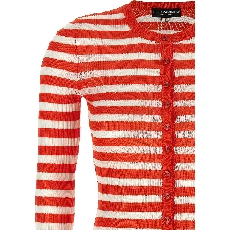 Orange Viscose Cardigan