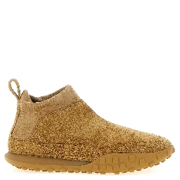 Beige Calfskin Sneakers