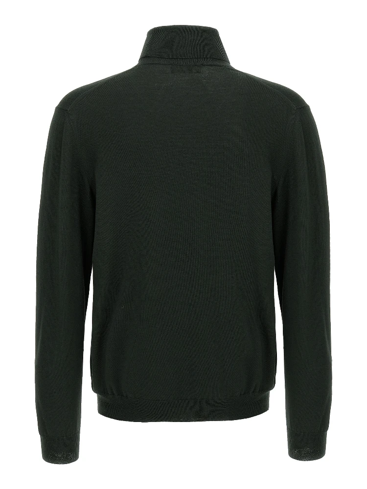 Bicolor Virgin Wool Cardigan alternative