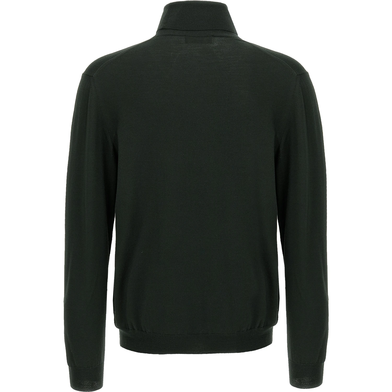 Bicolor Virgin Wool Cardigan
