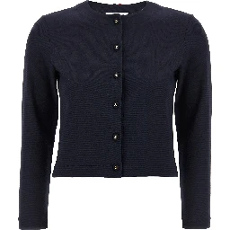 Blue Viscose Cardigan
