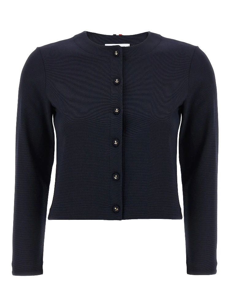 Blue Viscose Cardigan
