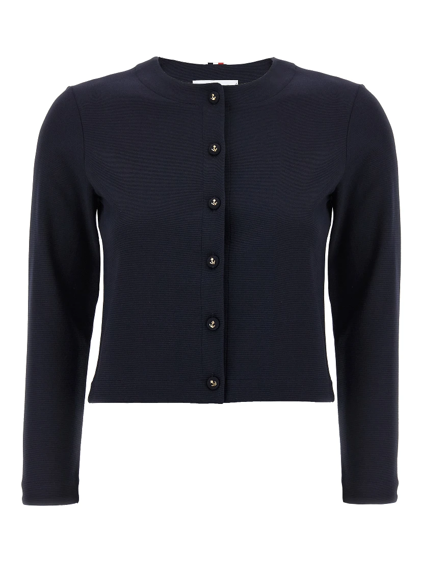 Blue Viscose Cardigan