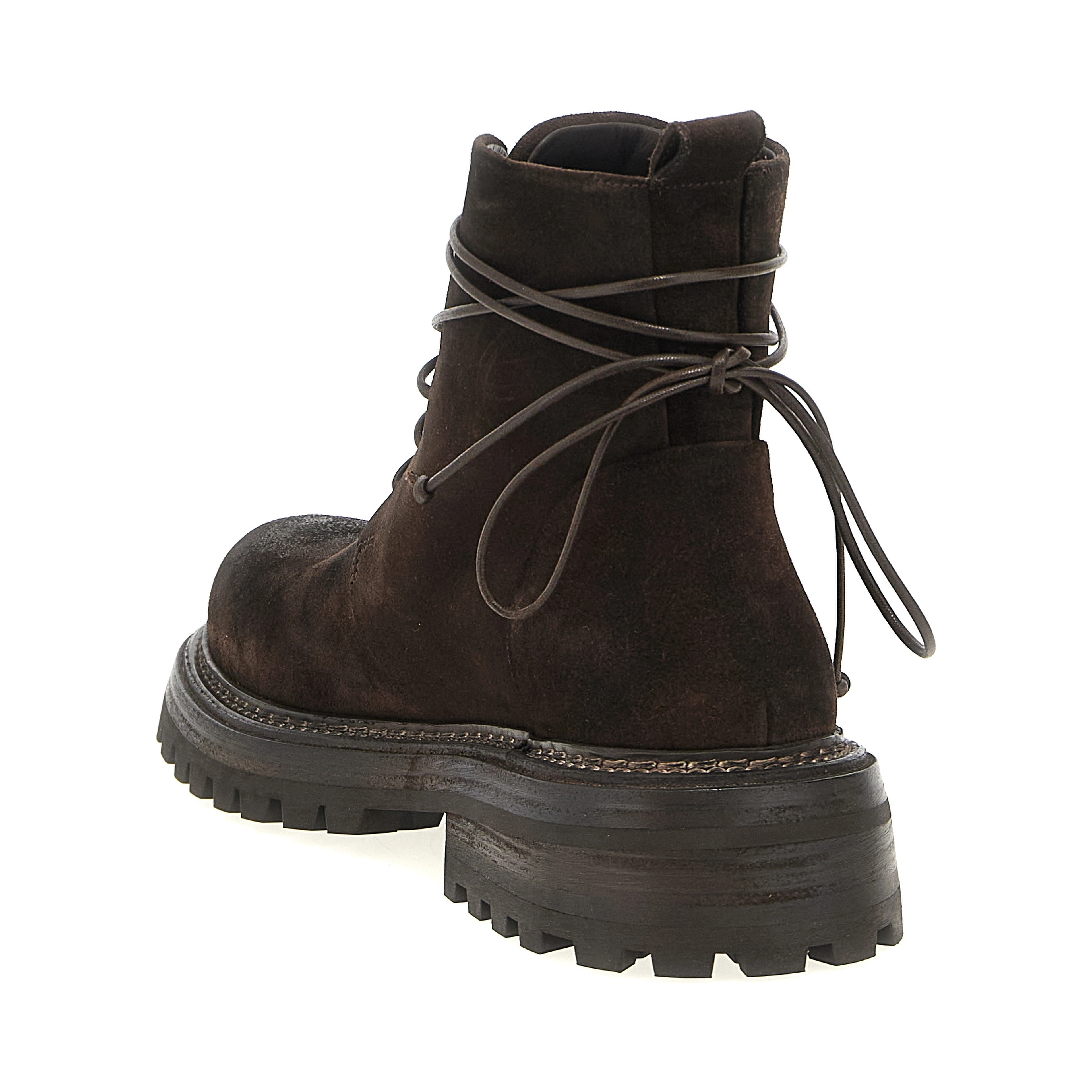 Brown Cotton Chelsea Boots