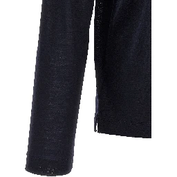 Blue Virgin Wool Sportswear
