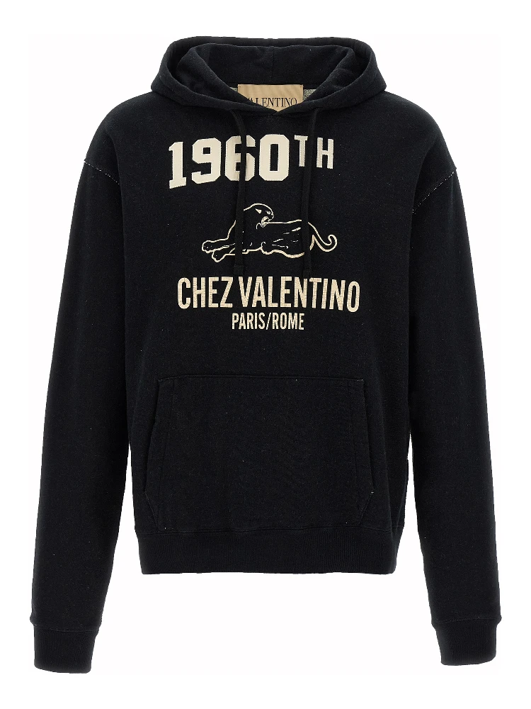 Black Cotton Sweatshirt