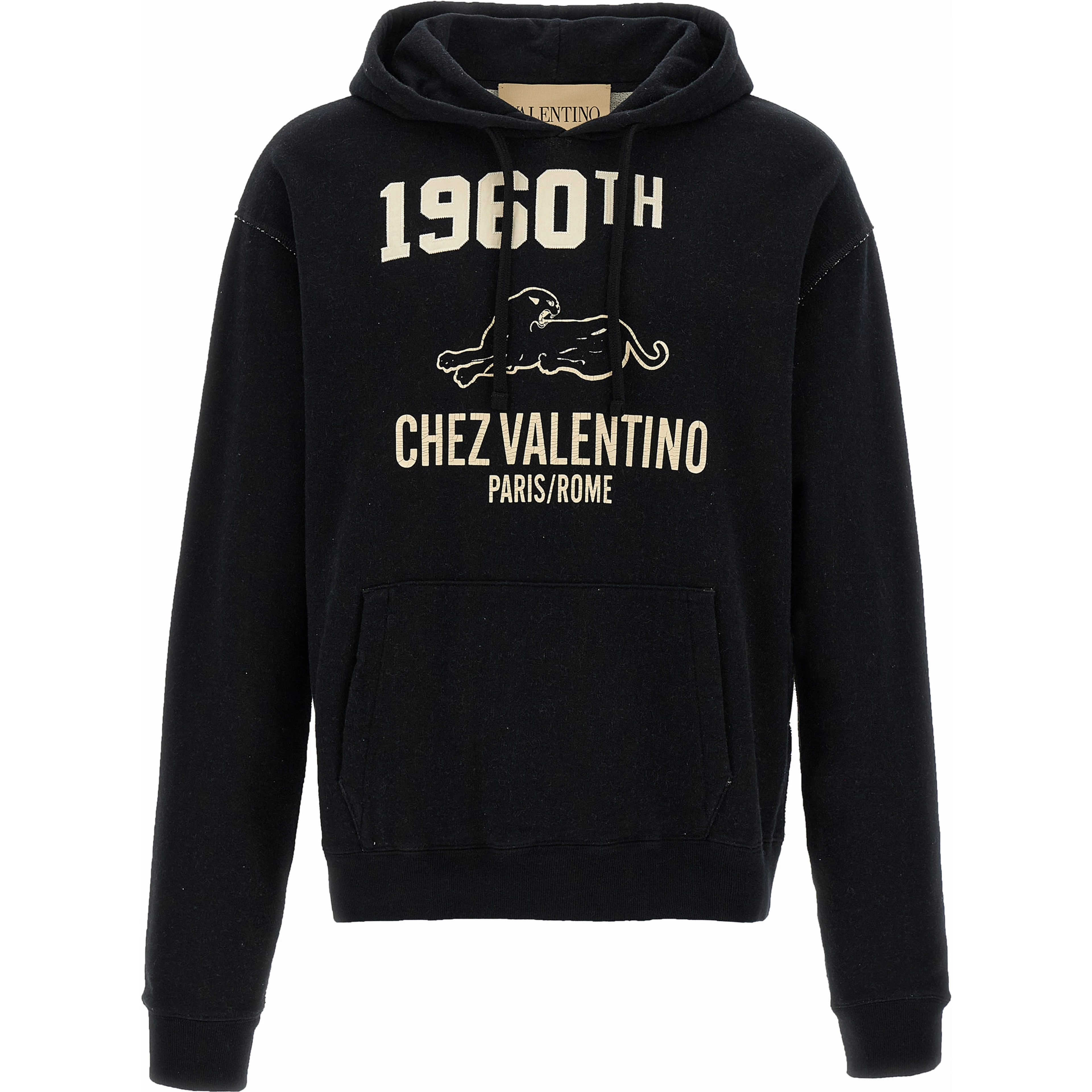 Black Cotton Sweatshirt