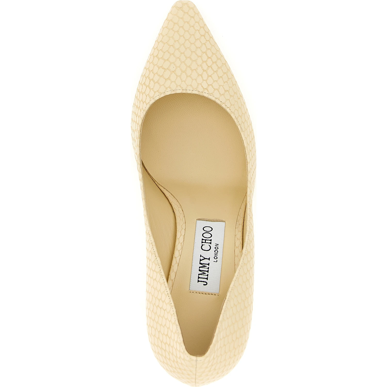 Bicolor Leather High Heel Pumps