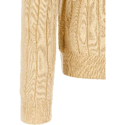 Beige Virgin Wool Polo Shirt