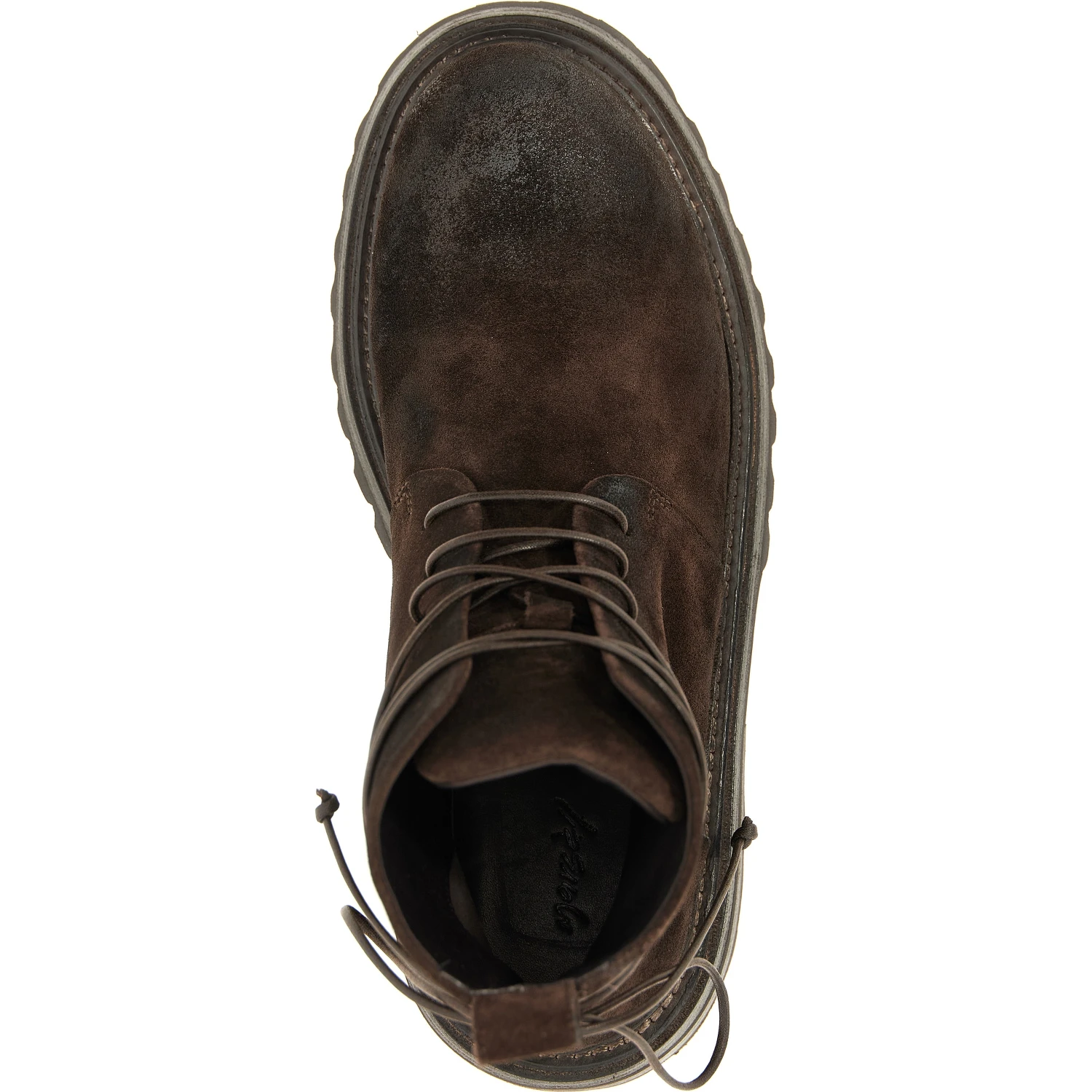 Brown Cotton Chelsea Boots