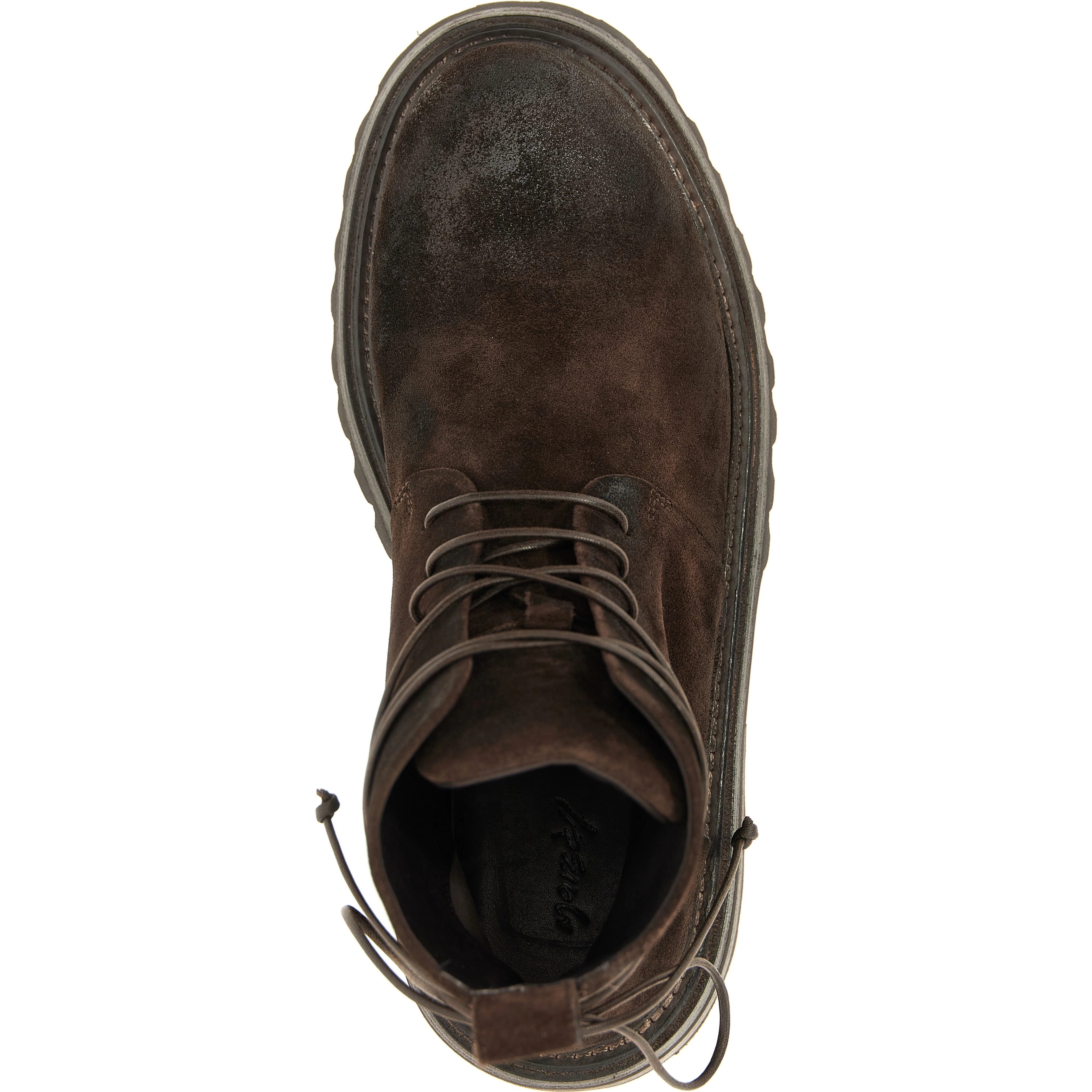 Brown Cotton Chelsea Boots