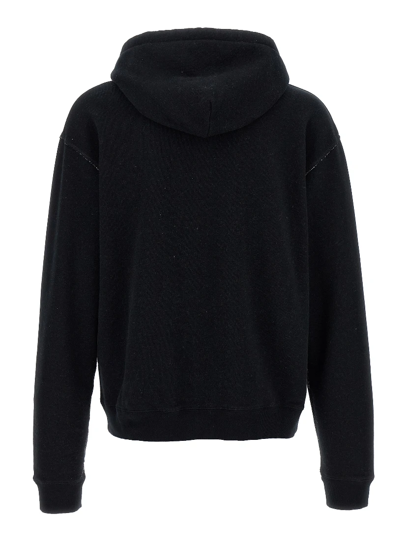 Black Cotton Sweatshirt