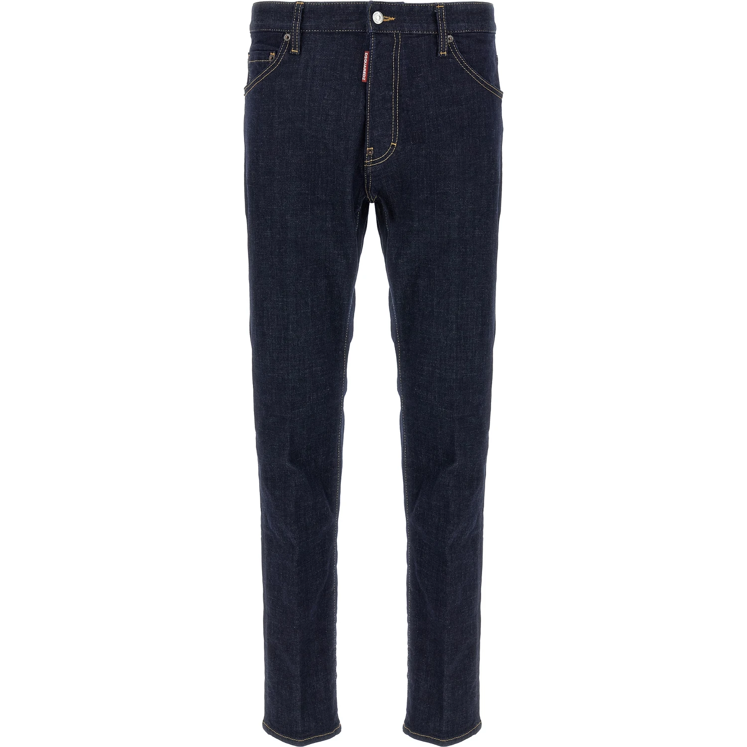 Blue Cotton Slim Fit Jeans