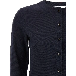 Blue Viscose Cardigan
