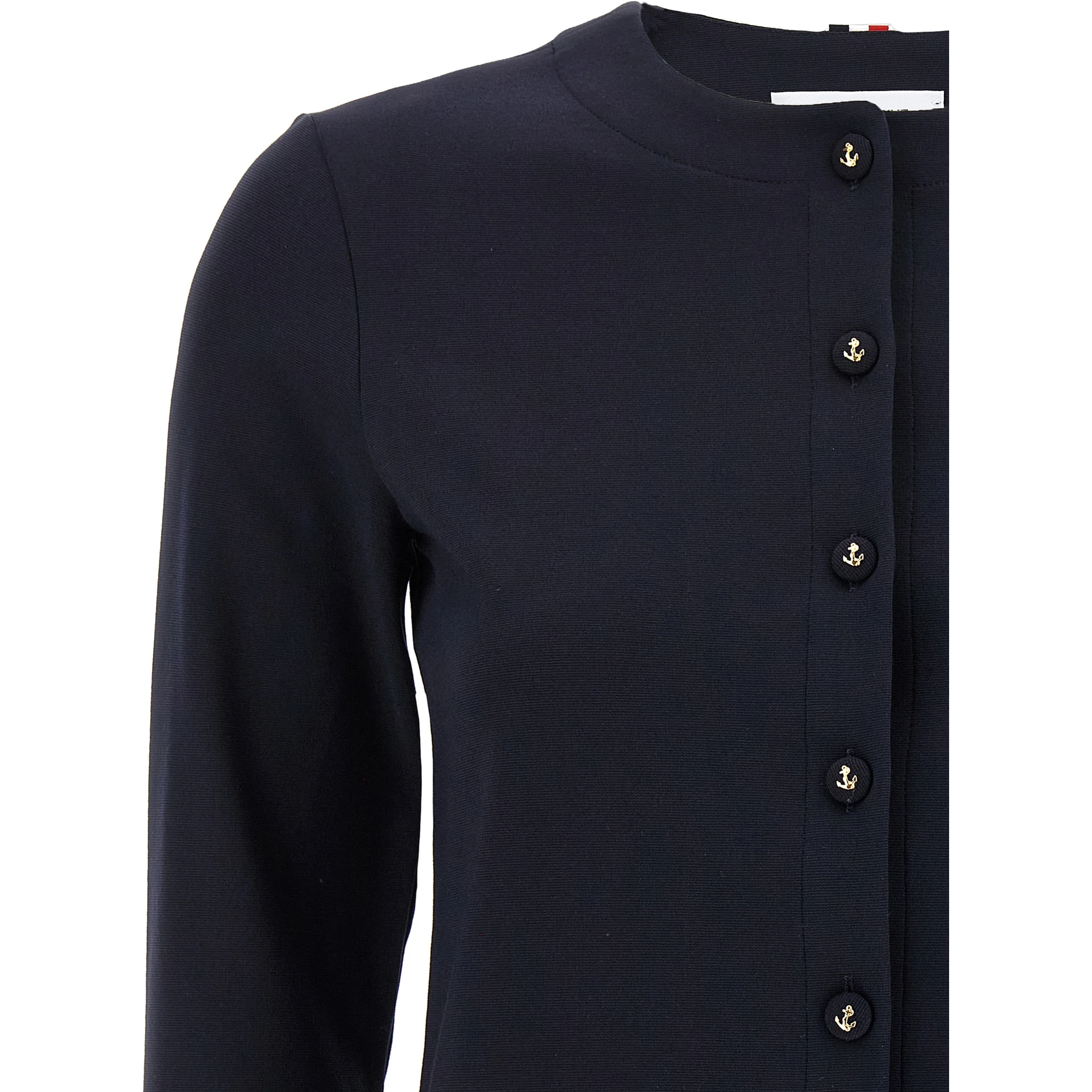 Blue Viscose Cardigan