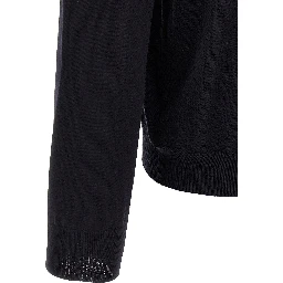 Blue Virgin Wool Cardigan
