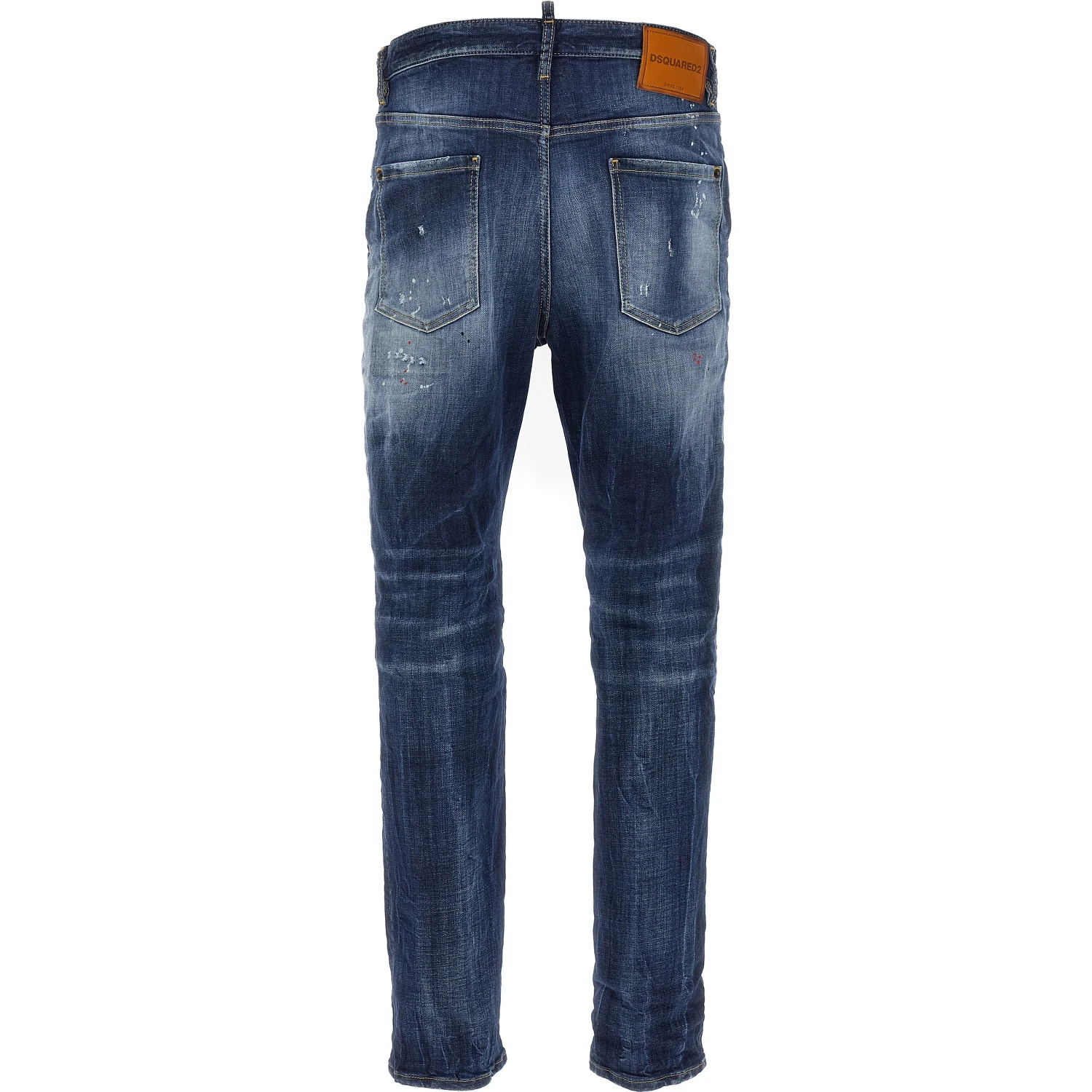 Blue Cotton Relaxed Fit Jeans