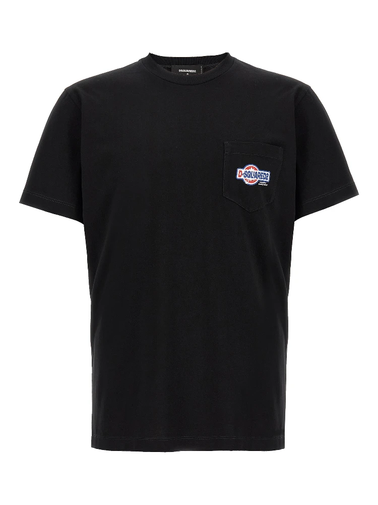 Black Cotton T-Shirt