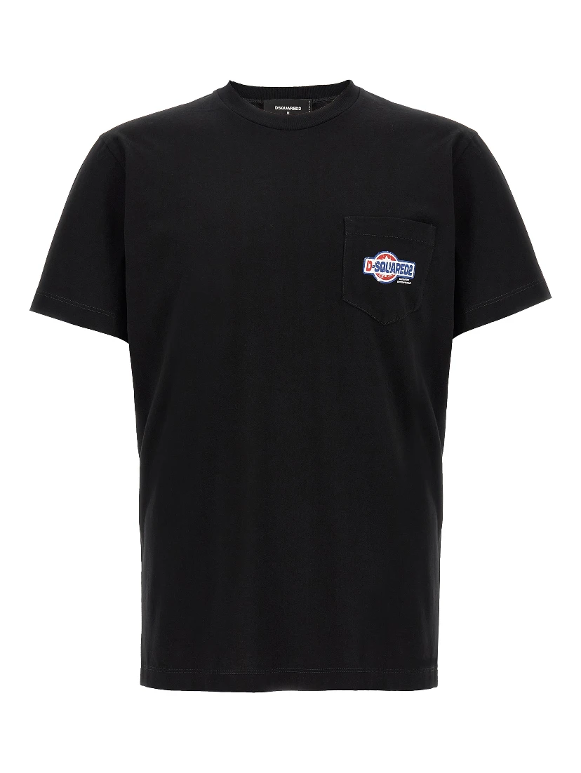 Black Cotton T-Shirt